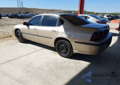 2004 Chevrolet Impala из США, поврежденный, VIN 2G1WF52E349277633